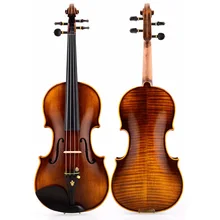 Кристина V05-B Скрипки 4/4 ручной работы в итальянском стиле; Праздничная обувь из Античная классификации Скрипки o музыкальный инструмент с мягкий чехол с бантом