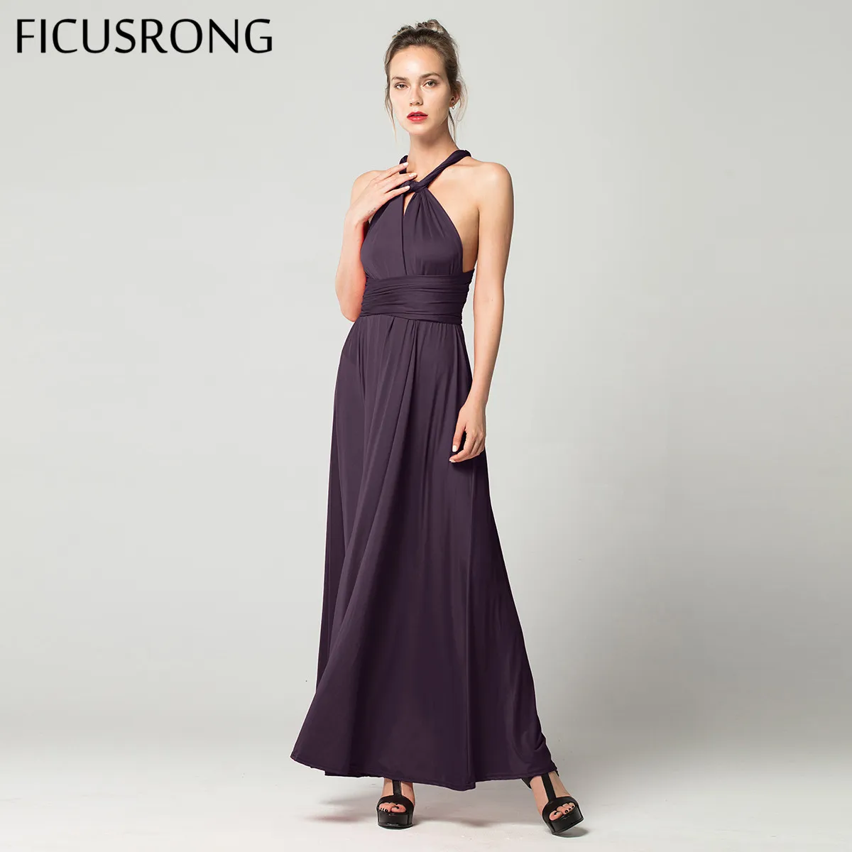 Сексуальное длинное платье для подружки невесты официальное трансформер с