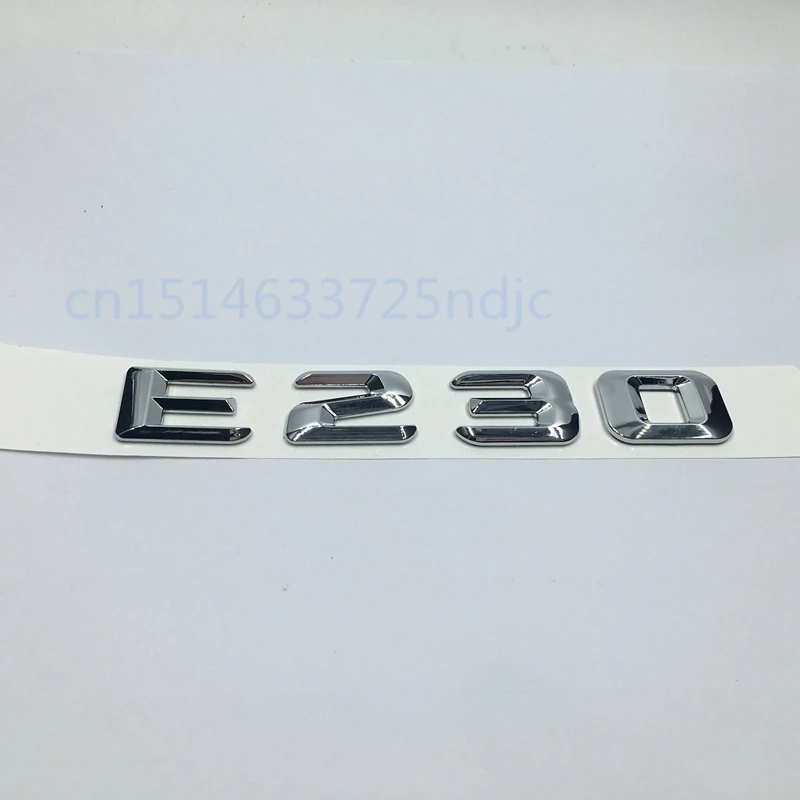 Trunk Rear Emblem Badge Chrome Letters E 230 E 250 For Mercedes Benz W211 W212 E Class E230 E250 Chrome Letters Emblem Badgeletter Emblem Aliexpress