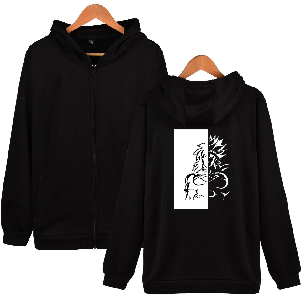 DRAGON BALL худи и Толстовка для мужчин аниме Sudadera Hombre 2019 Осенняя толстовка на молнии толстовка с капюшоном для женщин