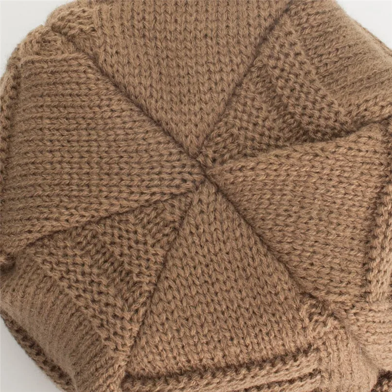 Cycling Cap Winter Warm Hats Women Men Warm Baggy Weave Crochet Winter Wool Knit Ski Beanie Skull Caps Hat Wholesale #2s2 (23)