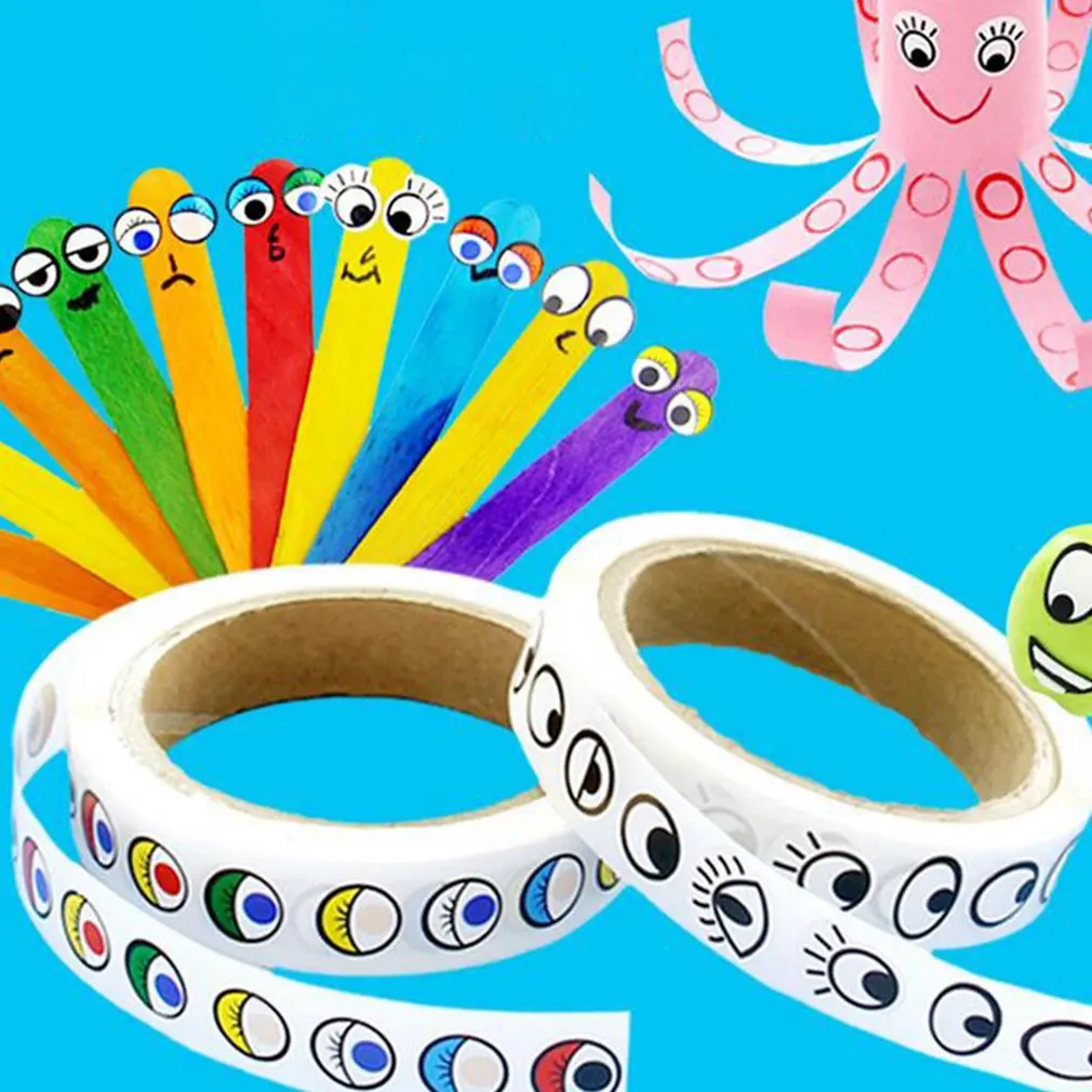 

Adhesive Eye Stickers Children's Handmade Diy Black And White Color Eyeball Stickers Activity Creative Eye Stickers