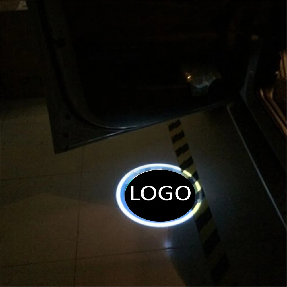 

JingXiangFeng case for Chevtole case for Genesis 2pcs Led car styling Logo Welcome Light Door Projector Laser Ghost Shadow Lamp