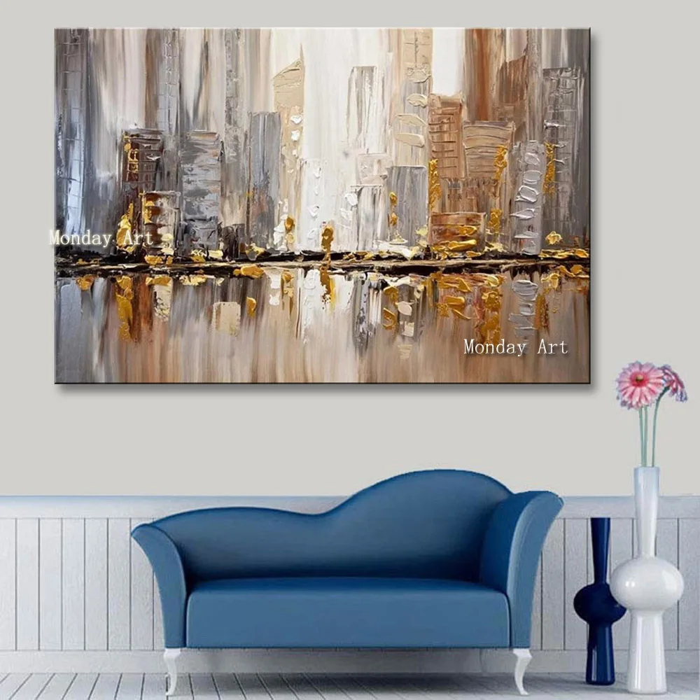 handmade-oil-painting-on-canvas-modern-100-Best-Art-Abstract-oil-painting-original-directly-from-artis (8)