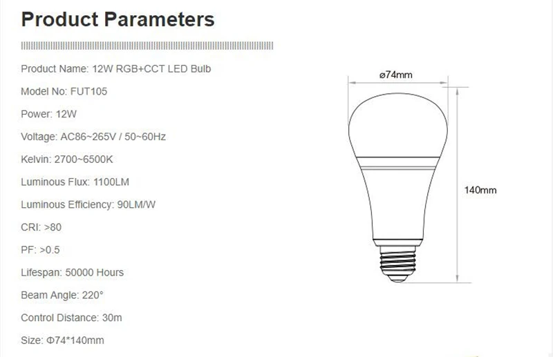 Mi светильник E27 6 Вт 9 Вт 12 Вт RGB+ CCT светодиодный лампы GU10 MR4W E14 E27 с регулируемой яркостью беспроводной светильник с дистанционным управлением Mi