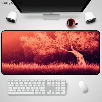 

Congsipad Scenery Big Tree Lake Maple Forest Mousepad Big Size 300x600x2MM Gaming Mouse DIY Pattern PC Mice Mat Pad Mouse