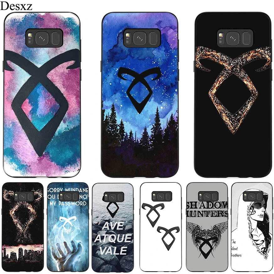 

TPU Mobile Phone Case For Samsung A10 A20 A30 A40 A50 A60 A70 A7 A8 A9 A6 A5 A3 J6 Cover Shadowhunters Colorful Shell