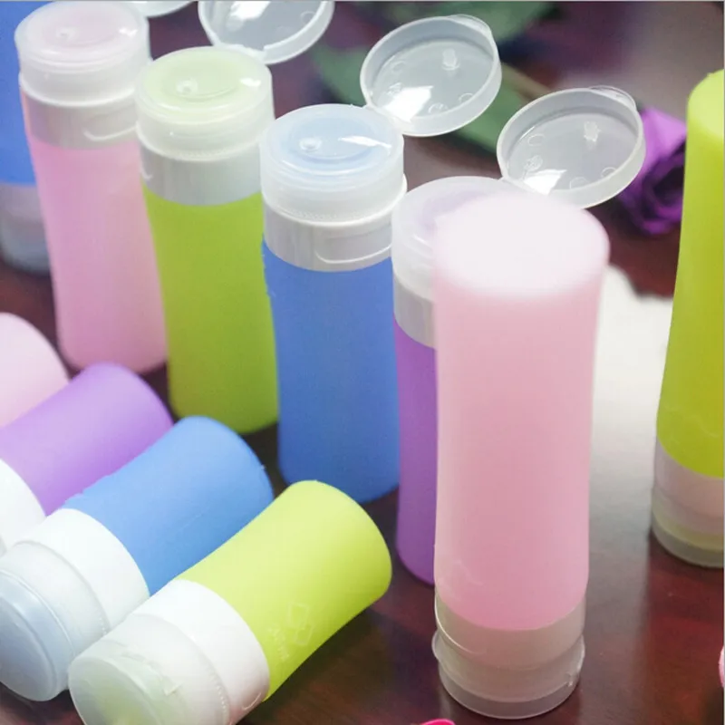 80ml Silicone Mini Traveler Packing Bottle Sealed Portable Storage