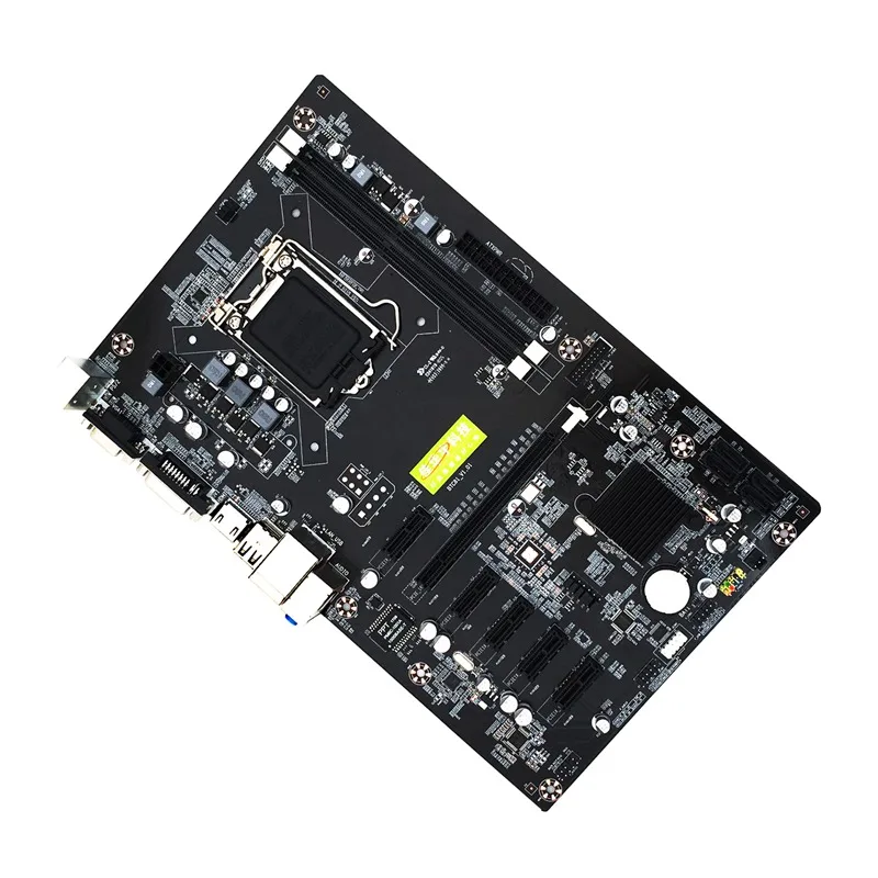 Jia Huayu H81 PRO BTC материнская плата 6 GPU горная установка LGA1150 процессор DDR3 Тип памяти