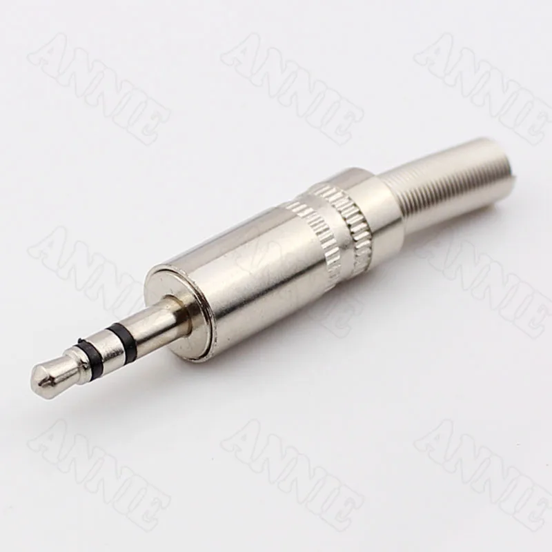 100pcs lot Stereo Headphone Socket Dual Channel Jack 3 5mm Wired Connector Nickel Plated