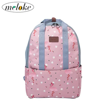 

3D flamingo Printing Backpack Women school bag designed specifically for students laptop backpack waterproof for teens M203