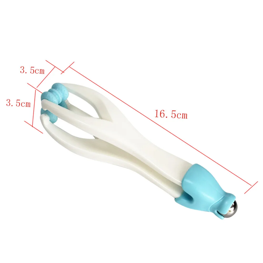 1PCS 2 Rollers Finger Massager Elastic Handle Relax Finger Joints Hand Massager Blood Circulation Massage Tool