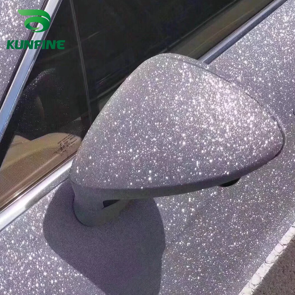 Car Vinyl film Body Sticker Car sticker Rough Flash silver (6)