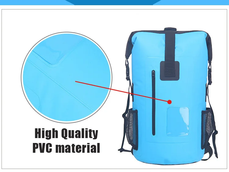 30L Открытый водонепроницаемый плавательный мешок рюкзак ведро сухой мешок для хранения Рафтинг Спорт Каякинг каноэ путешествия водонепроницаемый мешок