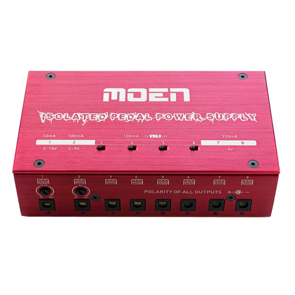 

Moen Isolated Pedal Power Supply for Electric Guitar Effects 8 isolated outputs MISO 8