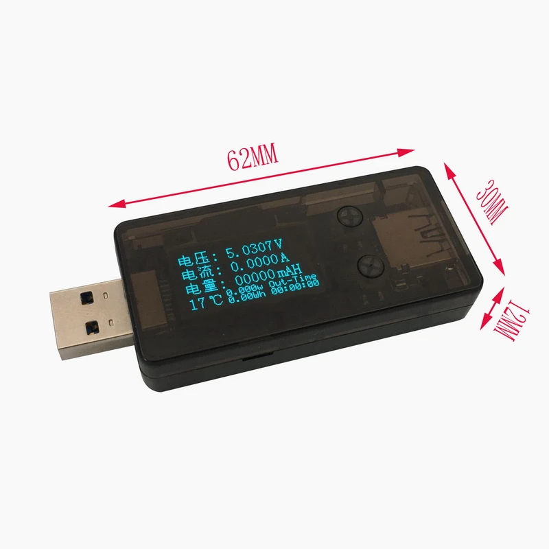 Вольтметр GWUNW BY58U USB 3 0 (2 0) OLED 5 бит|voltmeter ammeter|ammeter voltmetertester detector |