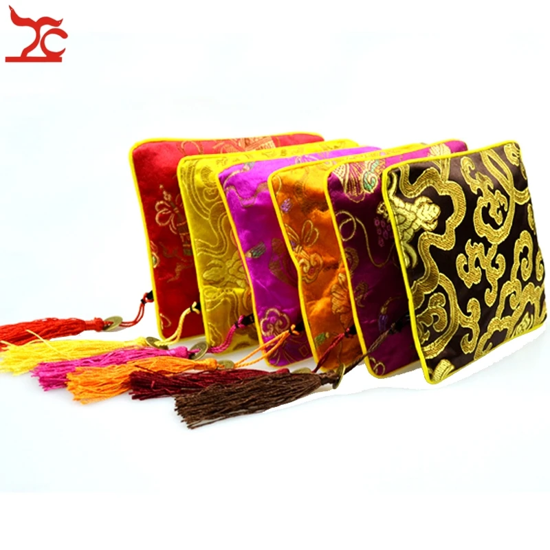 

Retail One Piece Small Flower Indian Cotton Jewelry Gift Pouch Silk Jewelry Storage Organizer Bag Gift Bag Free Shipping