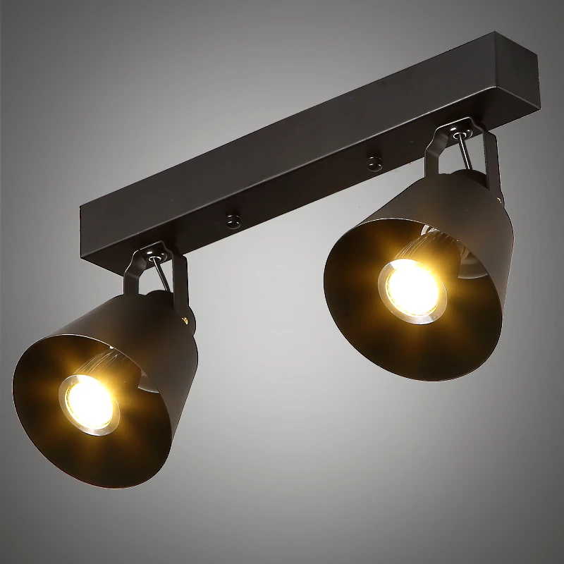  Nordic modern retro bar track spotlights personality American loft industrial clothing store living - 32843731773