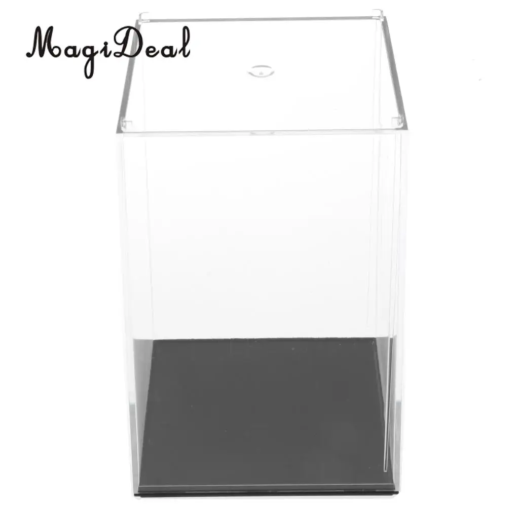 10x10x14cm Acrylic Model Display Case Dustproof Protection Display Box for Model Action Figures Accessory