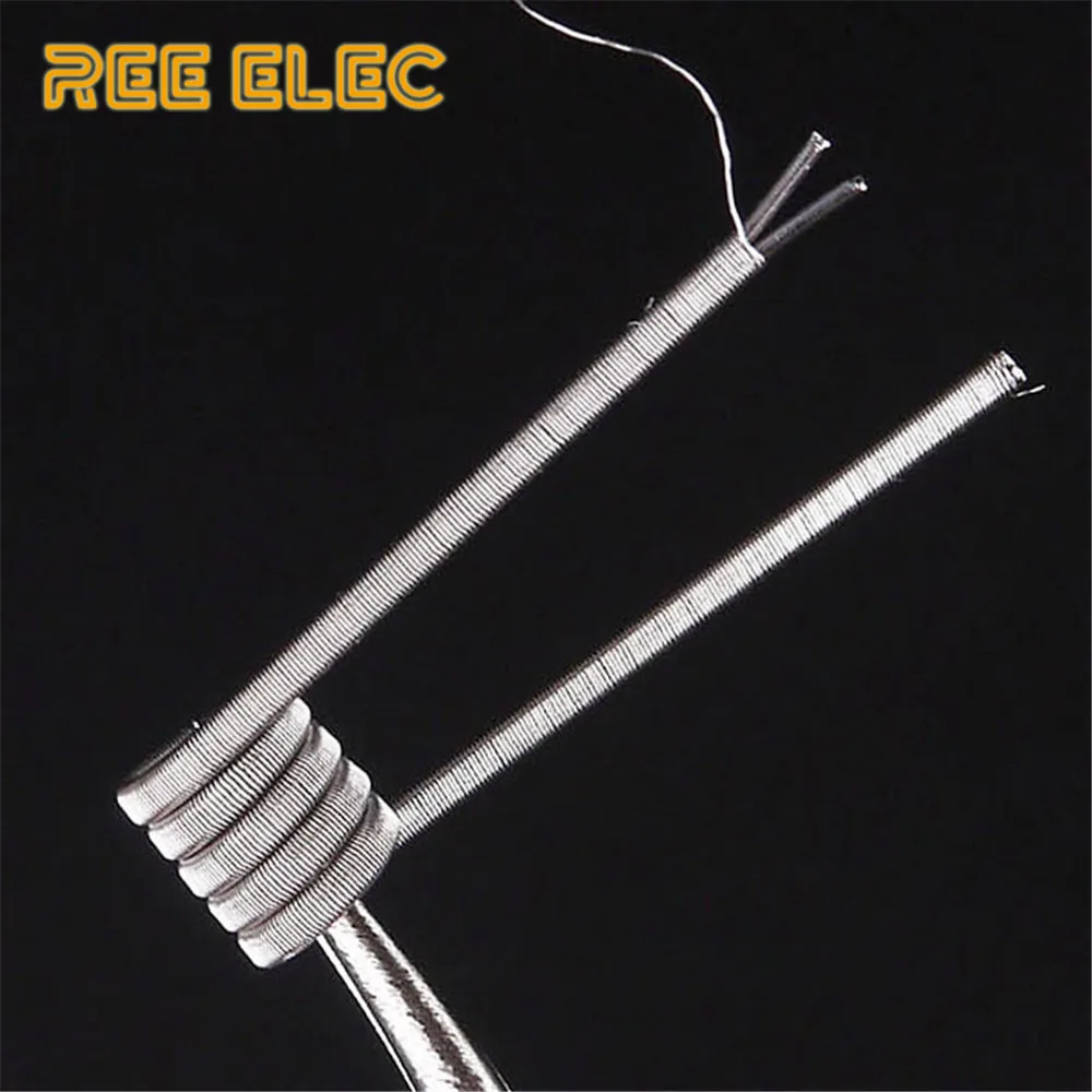 NI80 2 ядра Tornado Clapton готовые катушки 40GA + * 28GA 0.32ohm RDA RTA атомайзер аксессуары для