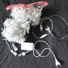 Led 60 м фонарь flasher Новогоднее украшение праздник освещения свет шнура mantianxing водонепроницаемый