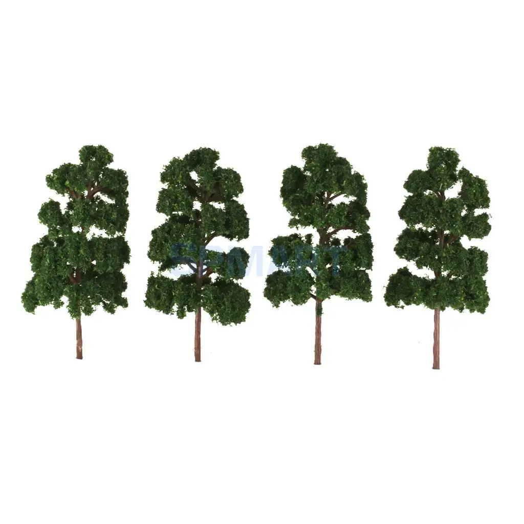 20 Trees Model Train Railroad Wargame Diorama Scenery Landscape HO N Scale
