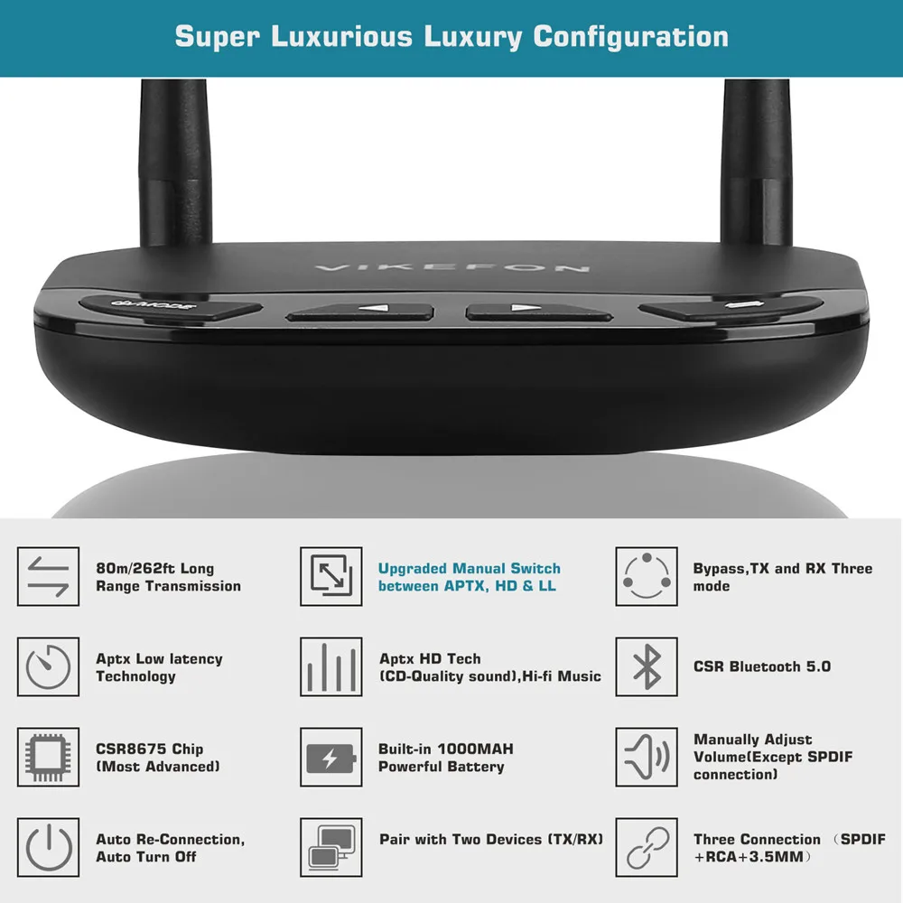 เครื่องรับส่ง ตัวรับ ตัวส่ง สัญญาณ บลูทูธ Bluetooth Transmitter Receiver pc คอม windows 10 usb aux ต่อเครื่องเสียงบ้าน เสียงดี ระยะไกล ทีวี ลำโพง