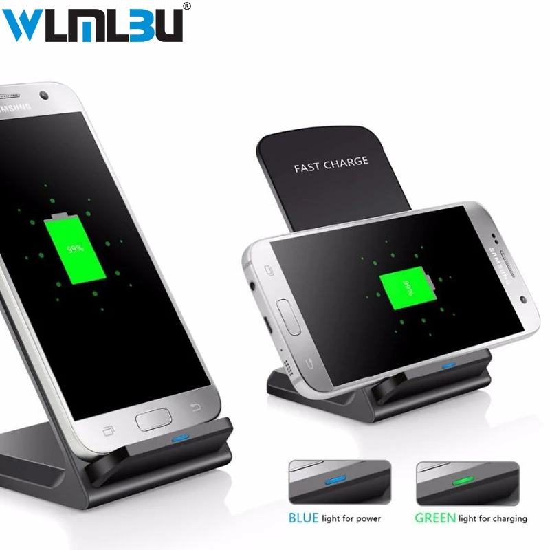 

WLMLBU 5V/2A Wireless Charger For Samsung Galaxy S8 S7 Edge Note 8 Qi Wireless Charging Dock For iPhone X 8 8 Plus USB Charger