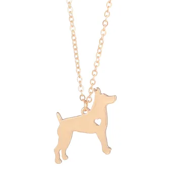 

Wholesale 30pcs Rat Terrier Necklace Dog Pendant Jewelry Dog Breed Pet Jewelry Memorial Gift New Puppy Custom Dog For Women