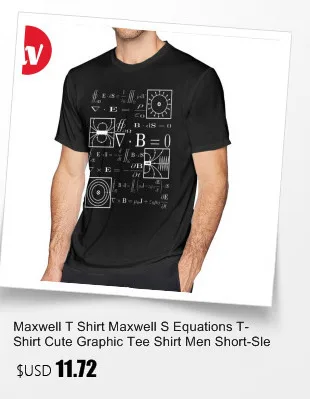 Maxwell футболка мужская с принтом Mastodon Maxwell's Equations [dark] Awesome мужская с коротким рукавом графическая Футболка мужская повседневная футболка