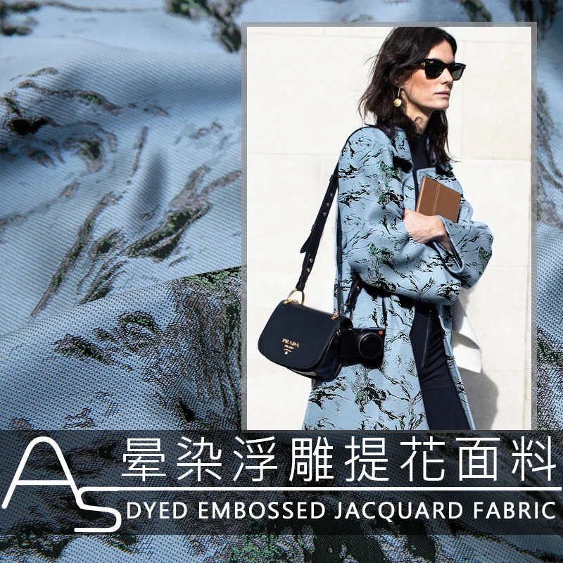 

Jacquard Fabric Brocade Satin Three-dimensional Fashion Cloth Autumn and Winter