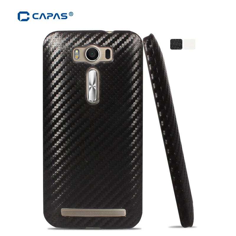 

Original CAPAS 3D Case for ASUS Zenfone 2 Laser ZE500KL ZE500KG 5.0 Cover Case Carbon Fiber Pattern Protective Shell Housing