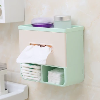 

Multi-function Bathroom Toilet Paper Holder Mobile Phone Rack Toilet Roll Holder Lavatory Tissue Storage Box for Toilet Paper