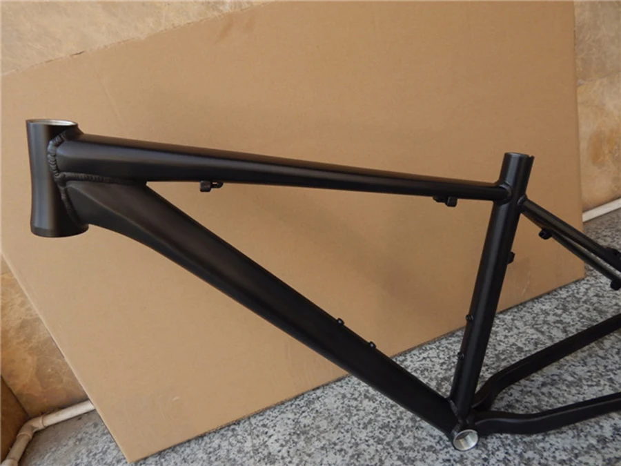 matte black mtb frame