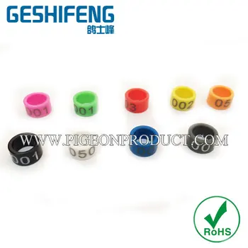 

free shipping plastic closed EE pigeon ring and bird ring