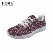 FORUDESIGNS Schnauzer/Модная обувь с принтом; легкая дышащая женская повседневная обувь; Zapatillas Deportivas Mujer