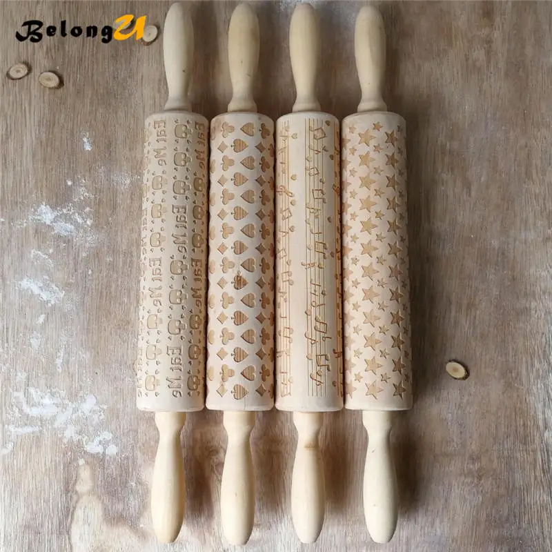 wood rolling pin MUW-259-03