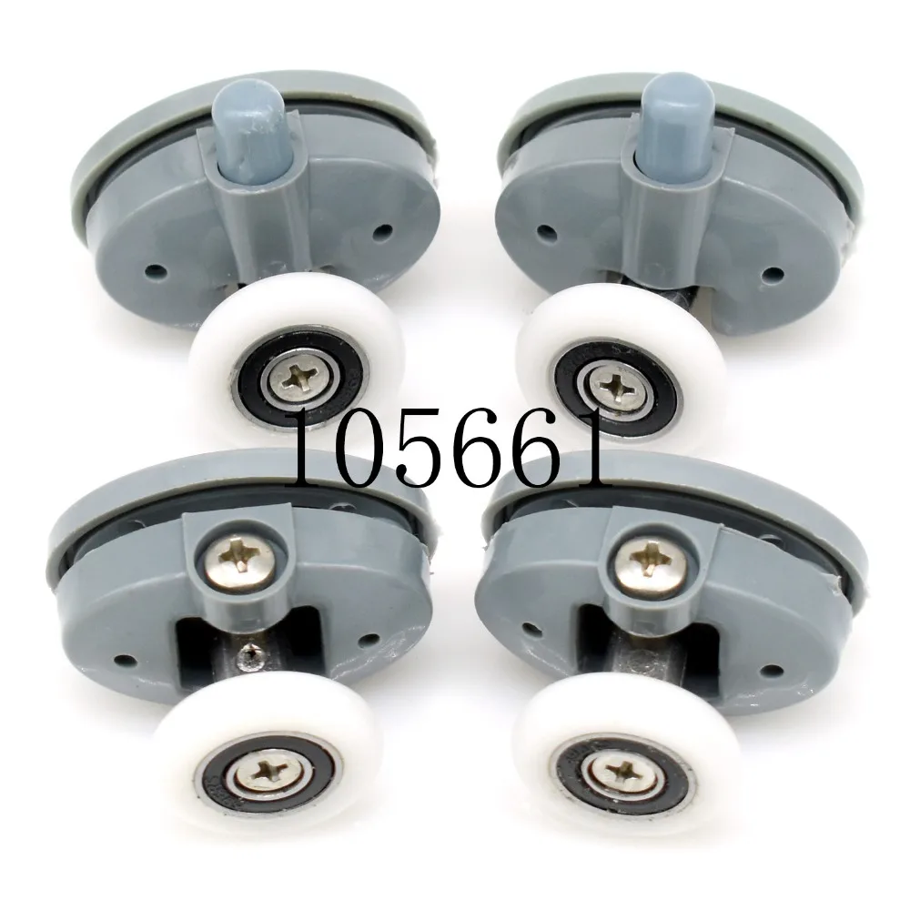 Shower Cabinet Roller Wheel 2pcs4pcs 8pcs Butterfly Single Shower Door Rollers/Runners/Wheels/Pulleys 23mm /25mmwheel