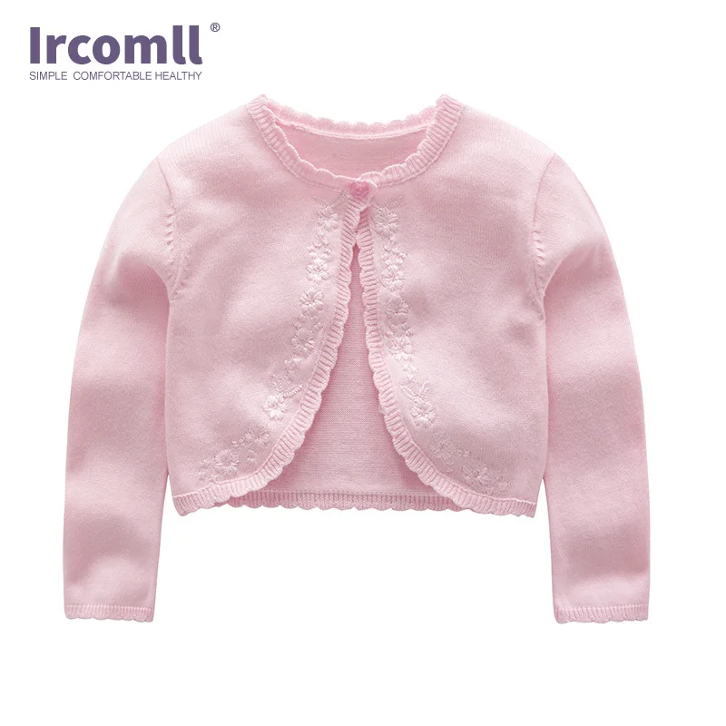

Ircomll Newest Baby Girls Knitted Sweater Jacket Fashion lovely Shrug Short Cardigan for Bridesmaids Air conditioning Shirt
