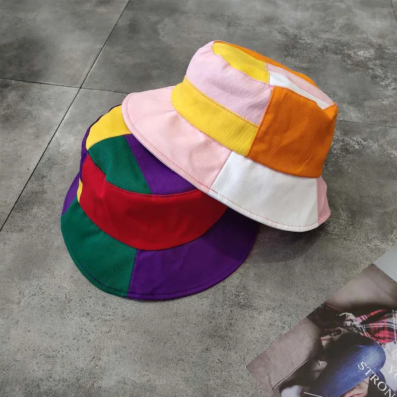 Хлопок, Лоскутная шляпа-ведро, Рыбацкая шляпа, уличная шляпа для путешествий, шляпа от солнца, шапки для женщин и мужчин 35