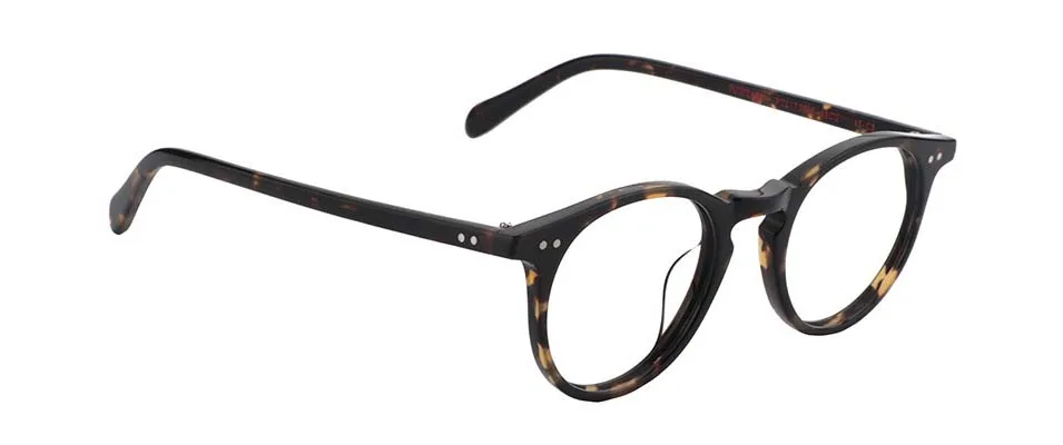 Ацетатные винтажные круглые оправы для очков, оптические очки для близорукости, очки для дальнозоркости, линзы, очки по рецепту на заказ