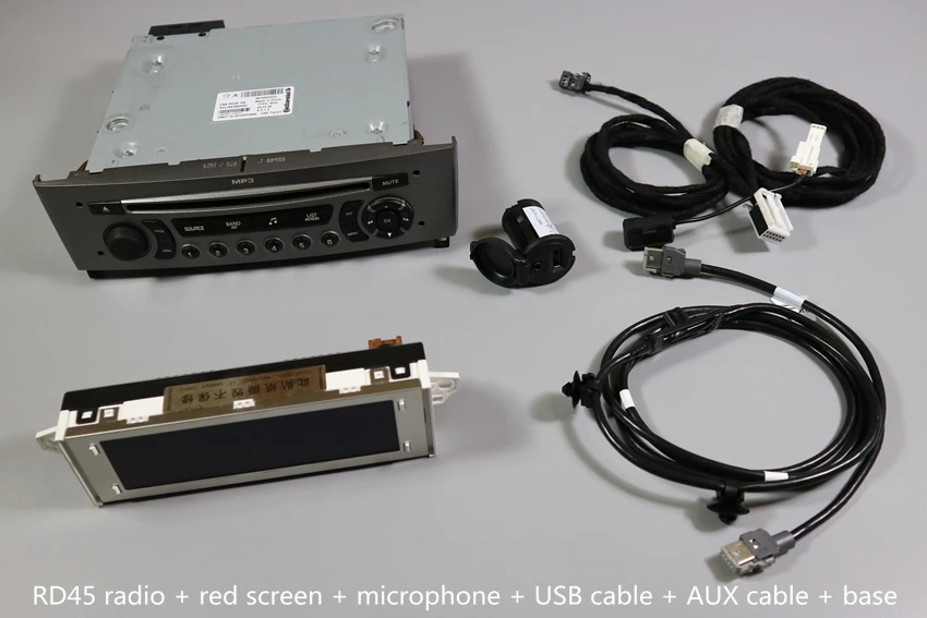 Для Peugeot 408 308SW 308 RD45CD проигрыватель поддерживает Bluetooth музыку USB AUX телефон трек имя