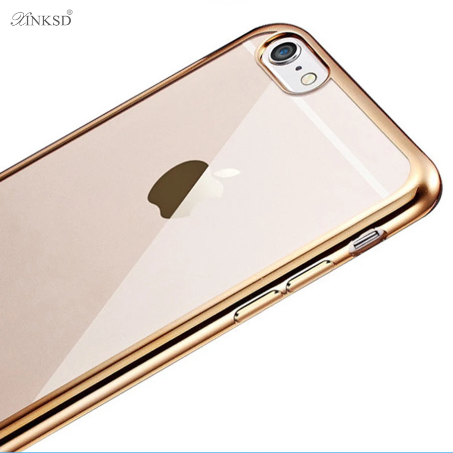 Soft Transparent TPU Cases for iPhone 6 Case 5s 6s 7 Plus Luxury Silicone Cover Coque for iPhone 7 Case 6 Plus Phone Cases(4)