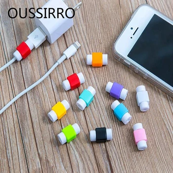 5Pcs/lot Data Line Protection Case Coil Protective Cover For Charging Cable Phone Charging Case Headphone storage box gifts