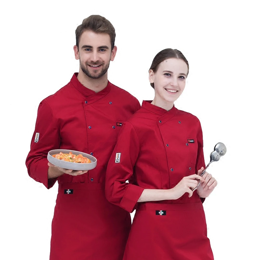 Classical Chef Clothing Long sleeve Autumn&Winter Restaurant Hotel Man