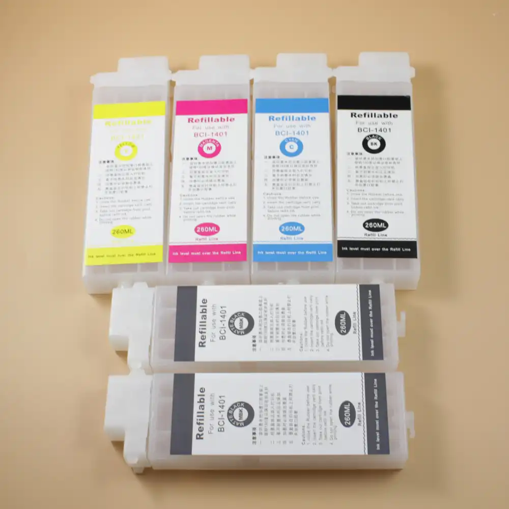 Printer Spare Parts 102 for Can0n Pfi102 Bulk Refillable Ink Cartridge for Can0n Ipf 510 Ipf610 Ipf605 Ipf500 Printer Refill Ink Cartridge With Chip