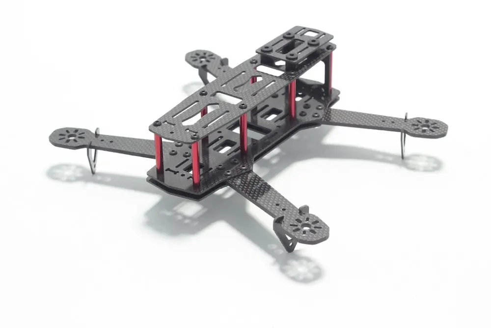 Затемнение QAV250 карбоновое волокно мини 250 FPV Квадрокоптер рамка (в разобранном
