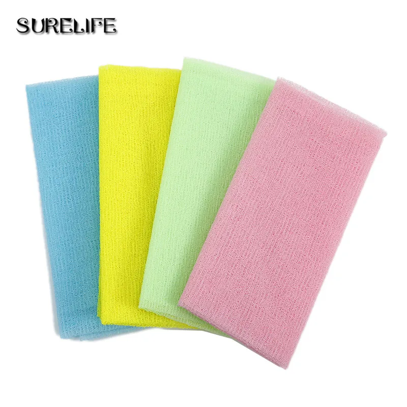 1//2pcs Nylon Japanese Exfoliating Beauty Skin Bath Shower Wash Cloth Towel Back