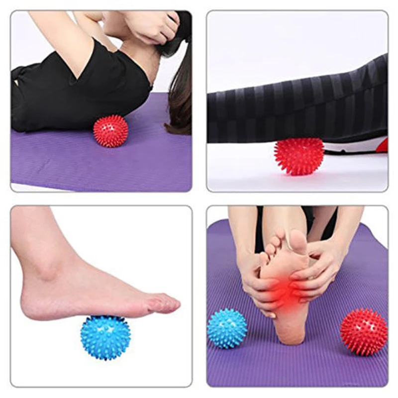 Массажный шарик для спины шеи на плече, роликовый антицеллюлитный ролик для снятия боли в мышцах Расслабление тела массажный шарик для ног