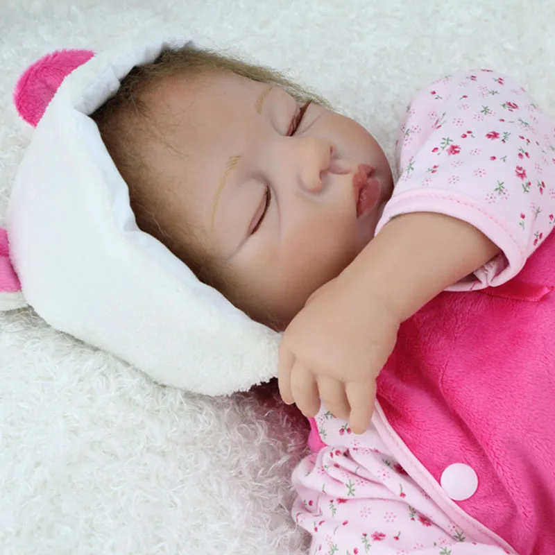 Силиконовые куклы для новорожденных, спящие, реалистичные, настоящие, виниловые, для живота, 55 см, куклы для девочек, Bebe Alive Brinquedos Bonecas